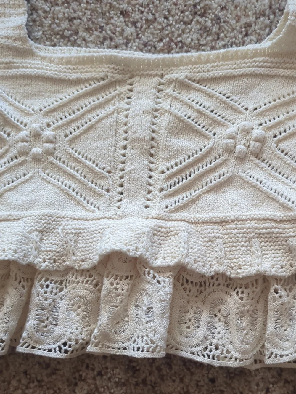 Zara Crochet Top Medium